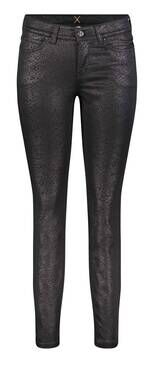 NEW MAC JEANS women's skinny chain jean in black